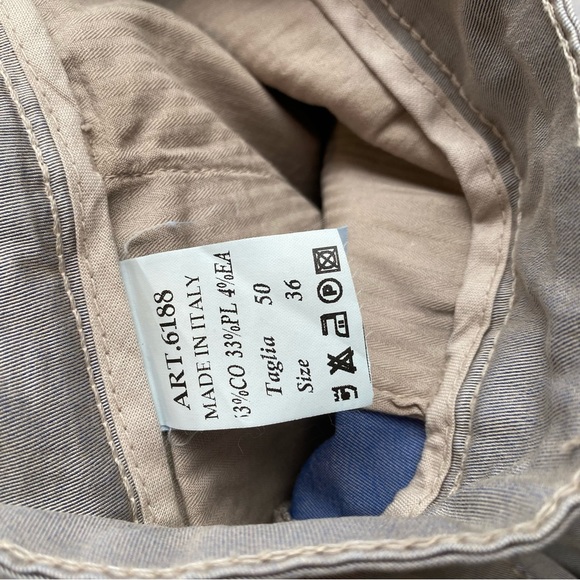 Allievi Men’s Grey Slacks Size 36 - Picture 4 of 5